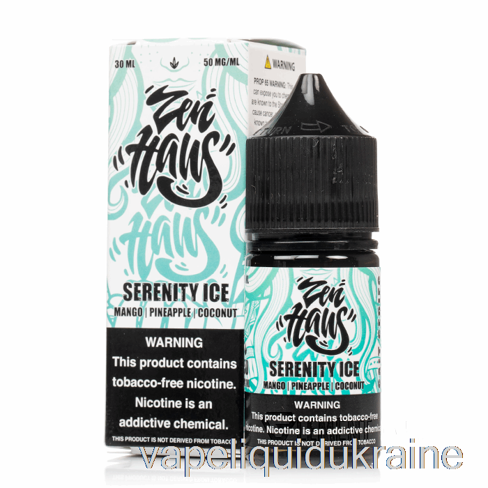 Vape Liquid Ukraine Serenity ICE - Zen Haus SALTS - 30mL 30mg